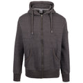 Black Marl - Front - Trespass Mens Bran Full Zip Hoodie