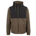 Dark Vine - Front - Trespass Mens Critch Drawcord Full Zip Hoodie