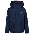 Navy - Front - Trespass Childrens-Kids Desic TP50 Waterproof Jacket