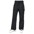 Black - Front - Trespass Womens-Ladies Lohan Waterproof Ski Trousers