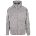 Grey - Front - Trespass Mens Tadloworth Marl Fleece Jacket