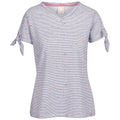 Navy - Front - Trespass Womens-Ladies Fernie Striped V Neck Top