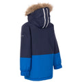 Navy Blue - Back - Trespass Childrens-Kids Laytone Raincoat