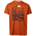 Burnt Orange - Front - Trespass Mens Worden T-Shirt