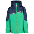 Clover-Navy - Front - Trespass Boys Submerged Waterproof Jacket