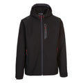 Black - Front - Trespass Mens Alwero Softshell Hybrid Jacket