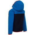 Navy - Back - Trespass Childrens-Kids Hanbury Soft Shell Jacket