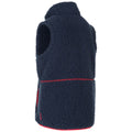 Navy - Back - Trespass Childrens-Kids Talant Fleece Gilet