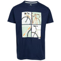 Navy - Front - Trespass Mens Chowder Bicycle T-Shirt