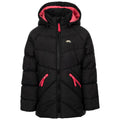 Black - Front - Trespass Childrens-Kids Annah Padded Jacket