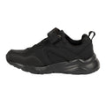 Black - Side - Trespass Childrens-Kids Kam Trainers