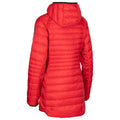 Red - Back - Trespass Womens-Ladies Hub Down Jacket