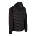 Black - Back - Trespass Mens Heber Hybrid Hoodie