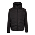 Black - Front - Trespass Mens Heber Hybrid Hoodie