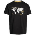 Black - Front - Trespass Mens Ohio Map TP75 T-Shirt