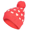 Strawberry - Back - Trespass Girls Jude Pom Pom Beanie