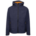 Navy Marl - Front - Trespass Mens Piber TP75 Soft Shell Jacket