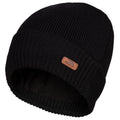 Black - Front - Trespass Unisex Adult Chuck Waterproof Beanie