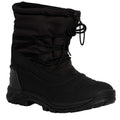 Black - Side - Trespass Mens Novern Waterproof Snow Boots