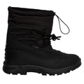 Black - Close up - Trespass Mens Novern Waterproof Snow Boots