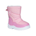 Pink - Front - Trespass Childrens-Kids Snowflake Snow Boots