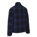 Navy - Back - Trespass Mens Epperstone AT400 Checked Fleece