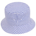 Blue Tone - Back - Trespass Childrens-Kids Berwick Striped Bucket Hat