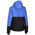 Baja Blue-Black - Back - Trespass Womens-Ladies Jaclyn DLX Ski Jacket