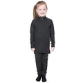 Black - Lifestyle - Trespass Kids Unisex Unite360 Thermal Base Layer Set (Top And Bottoms)