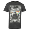 Vintage Black - Front - Pink Floyd Mens Carnegie Poster Cotton T-Shirt