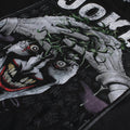 Black-White - Side - The Joker Mens Crazed T-Shirt