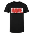 Black-White-Red - Front - Marvel Mens Spider Web Logo T-Shirt
