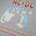 Graphite Heather - Side - AC-DC Womens-Ladies Highway World Tour 79 T-Shirt