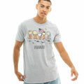 Sports Grey - Side - Peanuts Mens Moon Landing T-Shirt