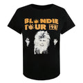 Black - Front - Blondie Womens-Ladies Ahoy 80s T-Shirt