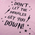 Light Pink - Side - Harry Potter Womens-Ladies Do Not Let The Muggles Get You Down Nightie