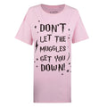 Light Pink - Front - Harry Potter Womens-Ladies Do Not Let The Muggles Get You Down Nightie