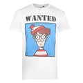 White - Front - Wheres Wally? Mens Wanted T-Shirt