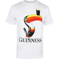 White - Front - Guinness Mens Toucan Cotton T-Shirt