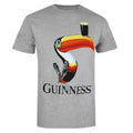 Sports Grey - Front - Guinness Mens Toucan Cotton T-Shirt