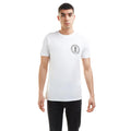 White - Side - NASA Mens Stack Cotton T-Shirt