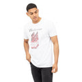 White - Side - Budweiser Mens Cotton T-Shirt