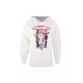 White - Front - Clueless Womens-Ladies Stairs Cotton Hoodie