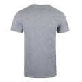 Grey - Back - Avengers Endgame Mens Cracked Marl T-Shirt