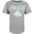 Sports Grey - Front - Alice In Wonderland Womens-Ladies Marl T-Shirt