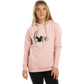 Dusky Pink - Lifestyle - Disney Womens-Ladies Love Mickey Hoodie