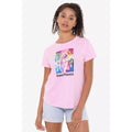 Light Pink - Side - Power Rangers Womens-Ladies Astral Comic T-Shirt