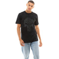 Black - Side - The Punisher Mens Shattered Logo T-Shirt