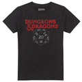 Black - Front - Dungeons & Dragons Mens D20 T-Shirt