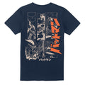 Navy - Back - Batman Mens Comic Strip T-Shirt